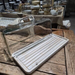 מגש עוגה מלבני עץ פסים