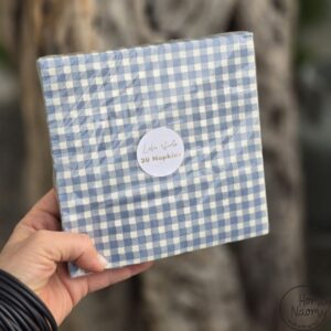 מפיות משבצות מנייר