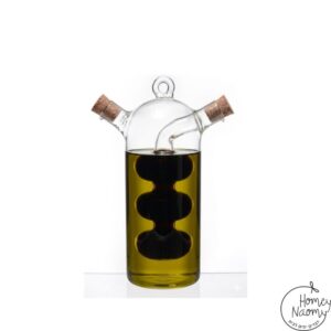 בקבוק זכוכית משולב לשמן וחומץ