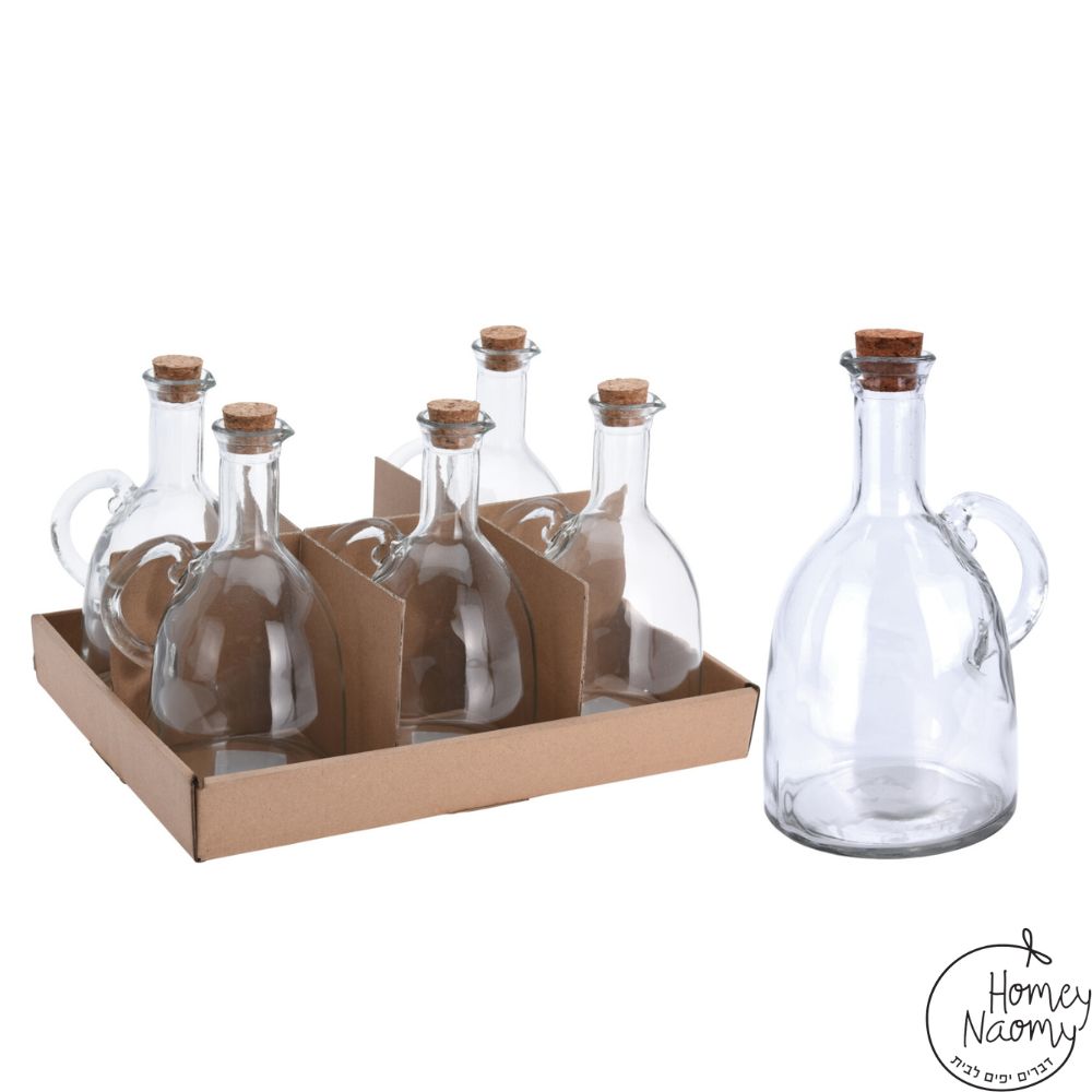 בקבוק זכוכית לשמן או חומץ